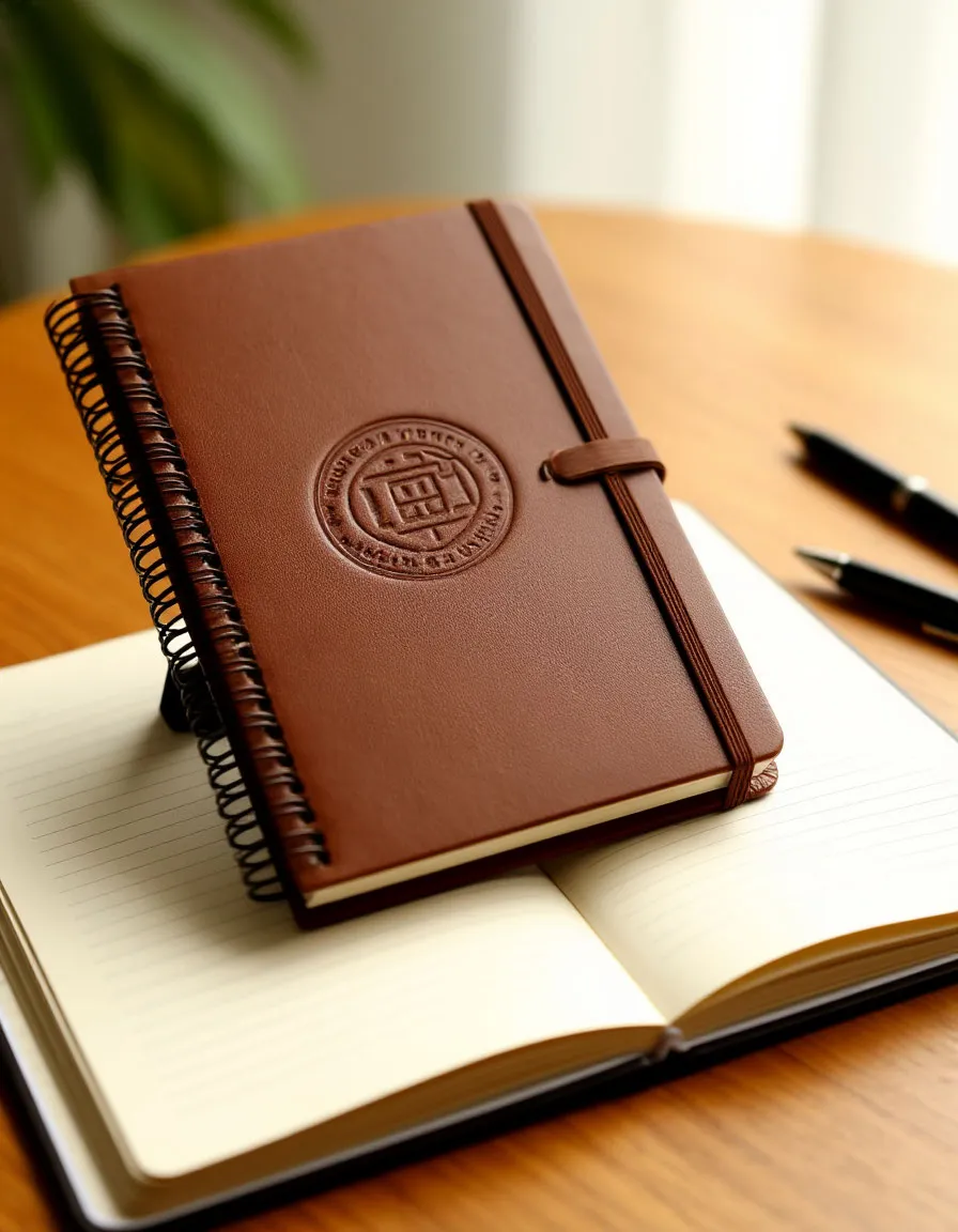 Блокноты на пружине с логотипом на заказ