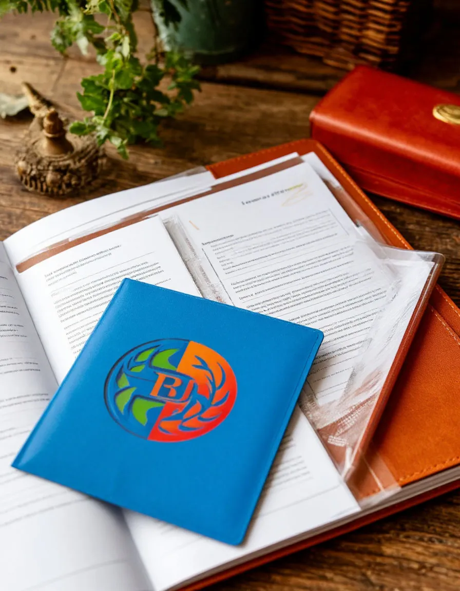 Производство обложек для документов с логотипом от компании SCRIBBLE HUB