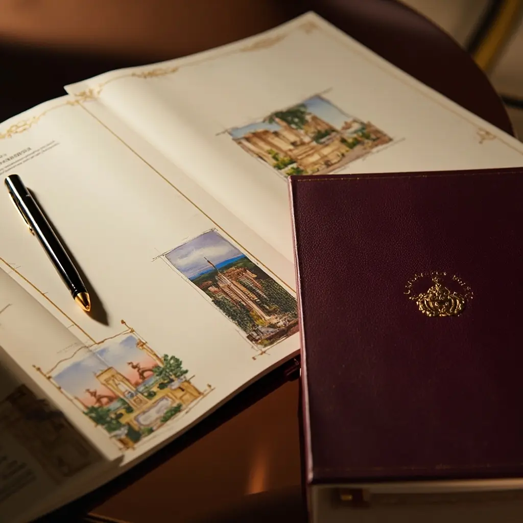 Персонализированные дневники для сети отелей «Luxury Stay»