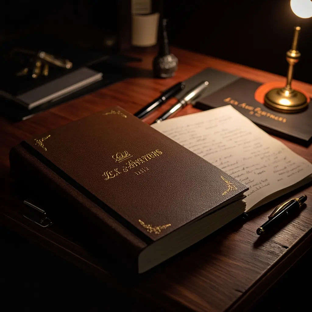 Премиальные ежедневники для юридической фирмы «Lex & Partners»