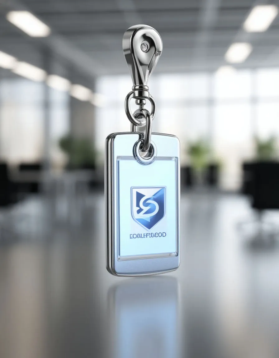 Ретрактор для бейджа с логотипом