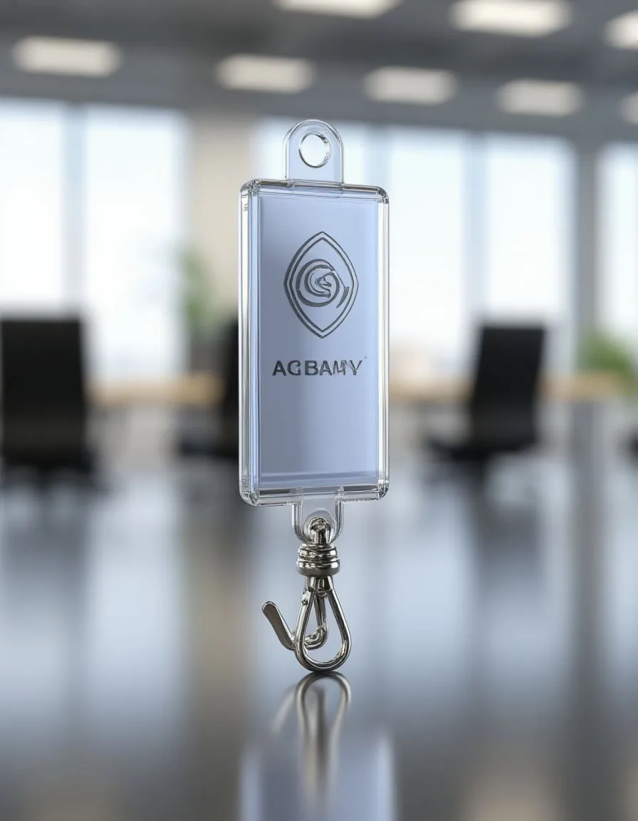 Ретрактор для бейджа с логотипом