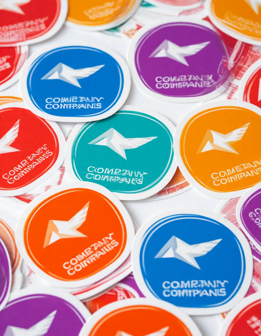 Стикеры с логотипом на заказ