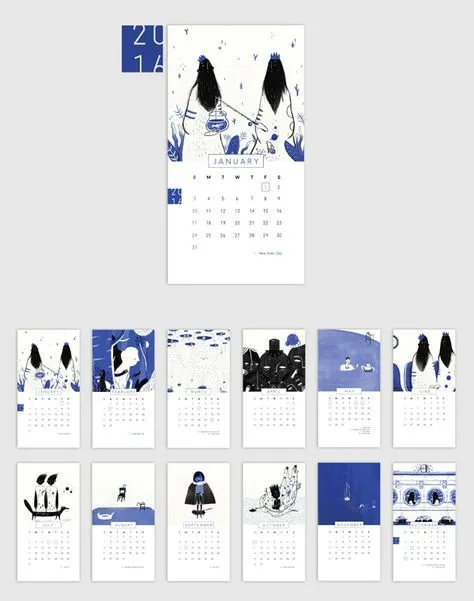 Печать фирменных календарей