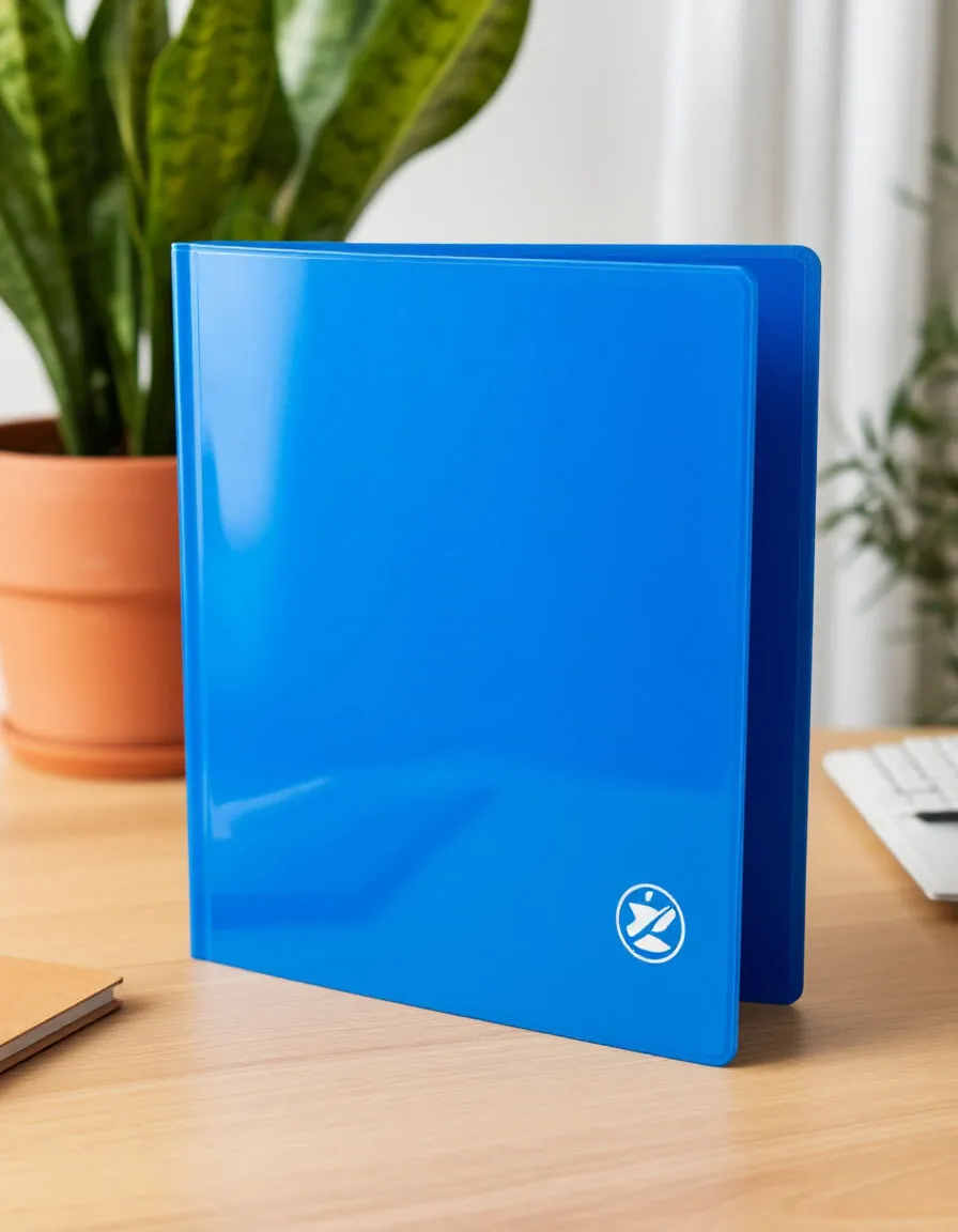 Папки с логотипом компании