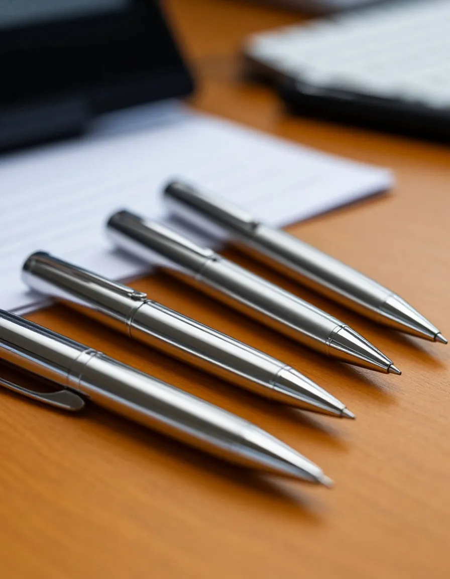 Металлические ручки с лого