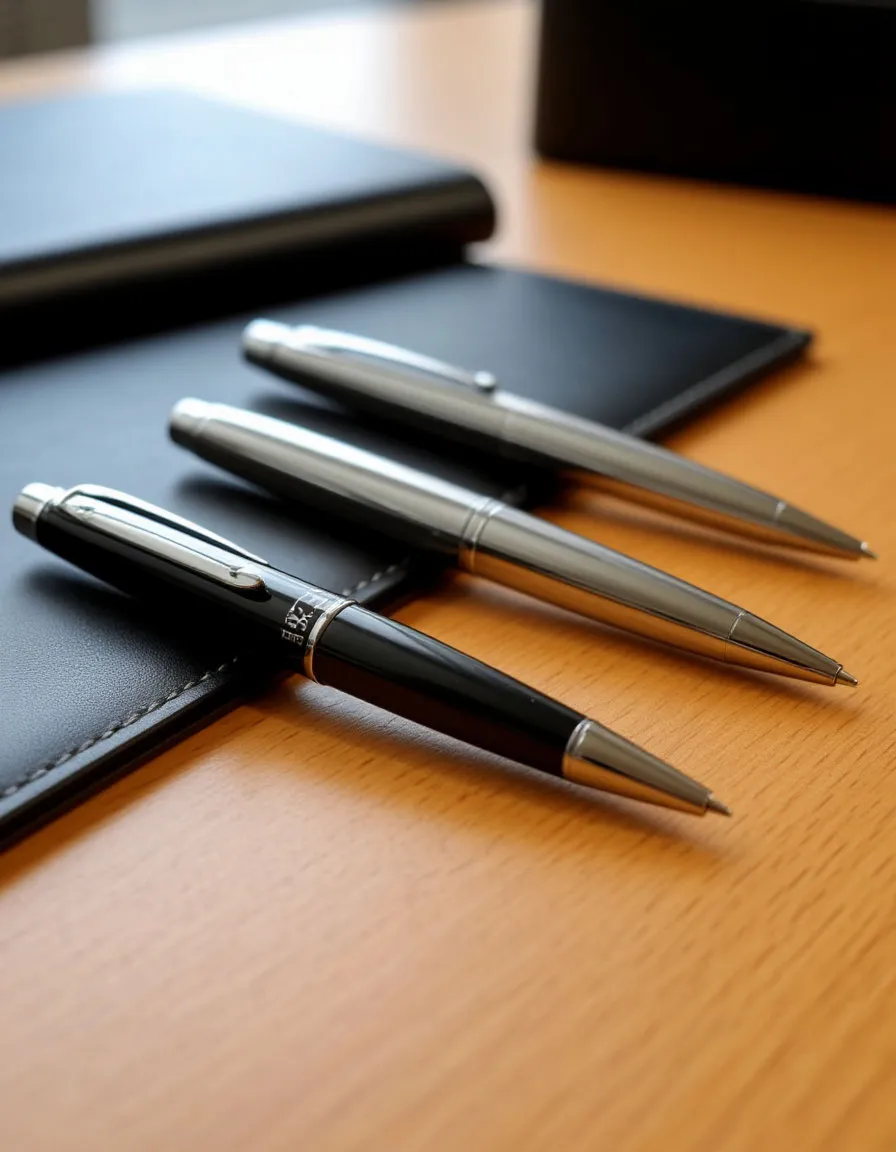 Металлические ручки с логотипом