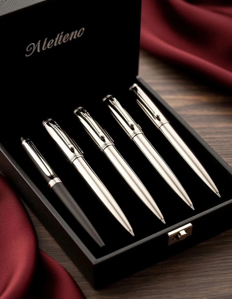 Набор ручек с нанесением логотипа