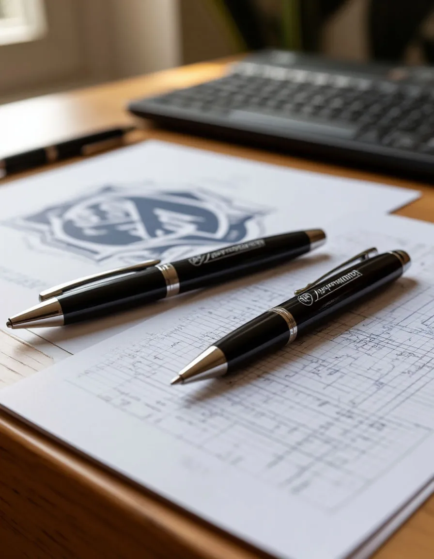 Фирменные ручки с логотипом