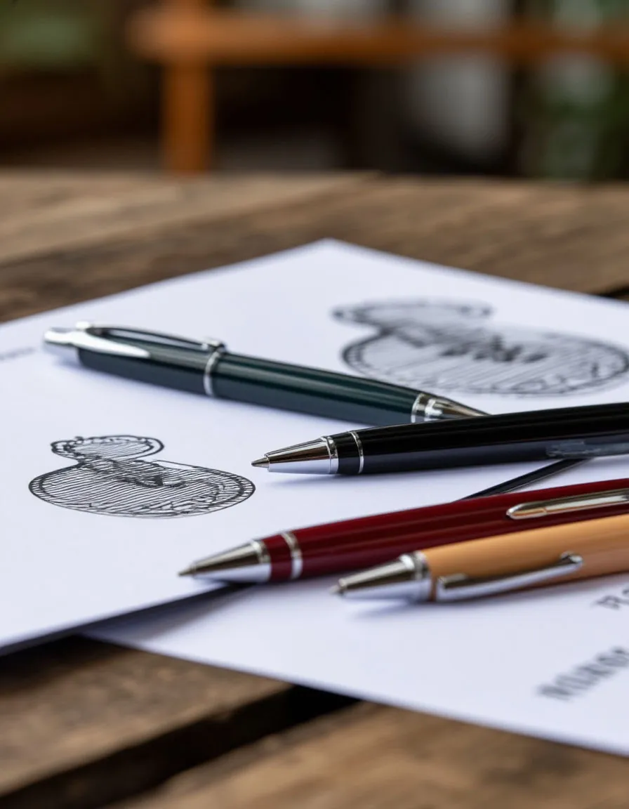 Фирменные ручки с логотипом на заказ